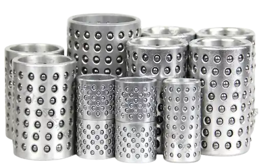 Precision aluminium ball cage for guide post assemblies